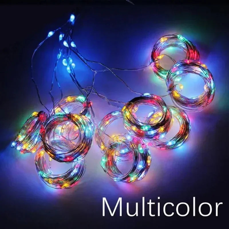 3M LED Curtain Fairy String Lights – 8 Mode USB Decorative Lights for Home, Garden & Wedding