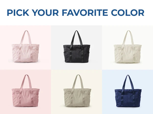 BAGSMART Large Capacity Tote Bag for Women – Crossbody Shoulder Handbag for College & Work