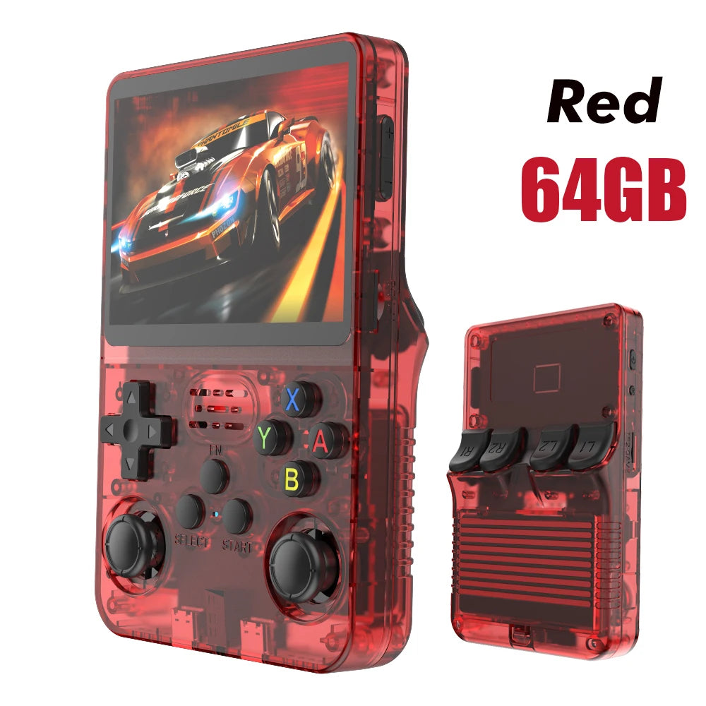 R36S Retro Handheld Game Console 128GB – 3.5" IPS Screen Linux System Portable Gaming Console with 64GB/128GB Games