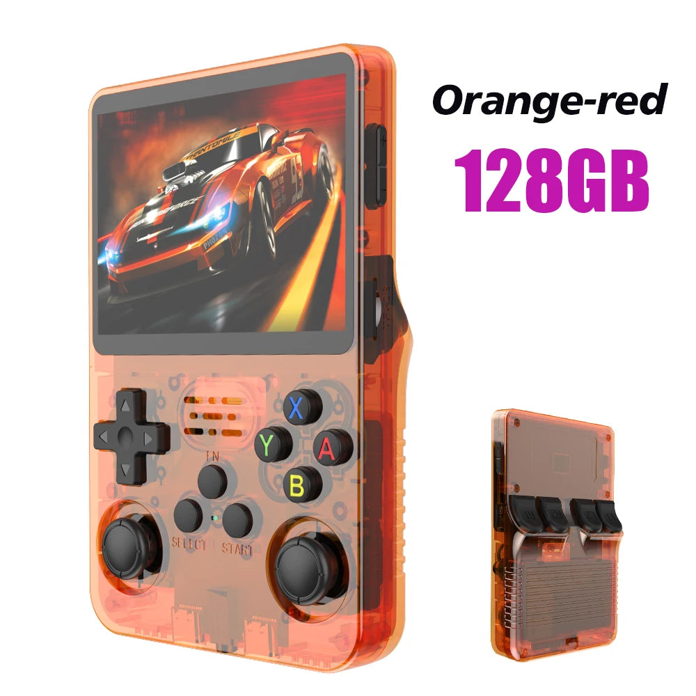R36S Retro Handheld Game Console 128GB – 3.5" IPS Screen Linux System Portable Gaming Console with 64GB/128GB Games
