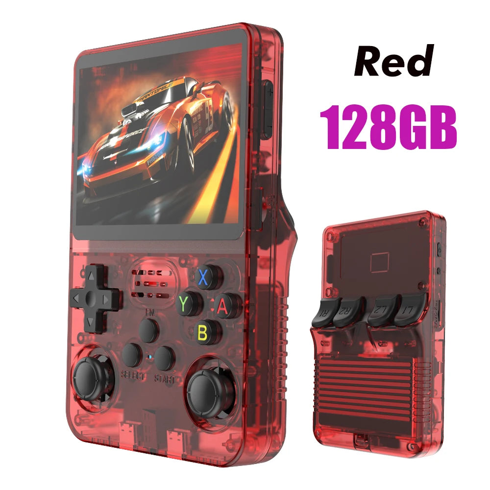 R36S Retro Handheld Game Console 128GB – 3.5" IPS Screen Linux System Portable Gaming Console with 64GB/128GB Games