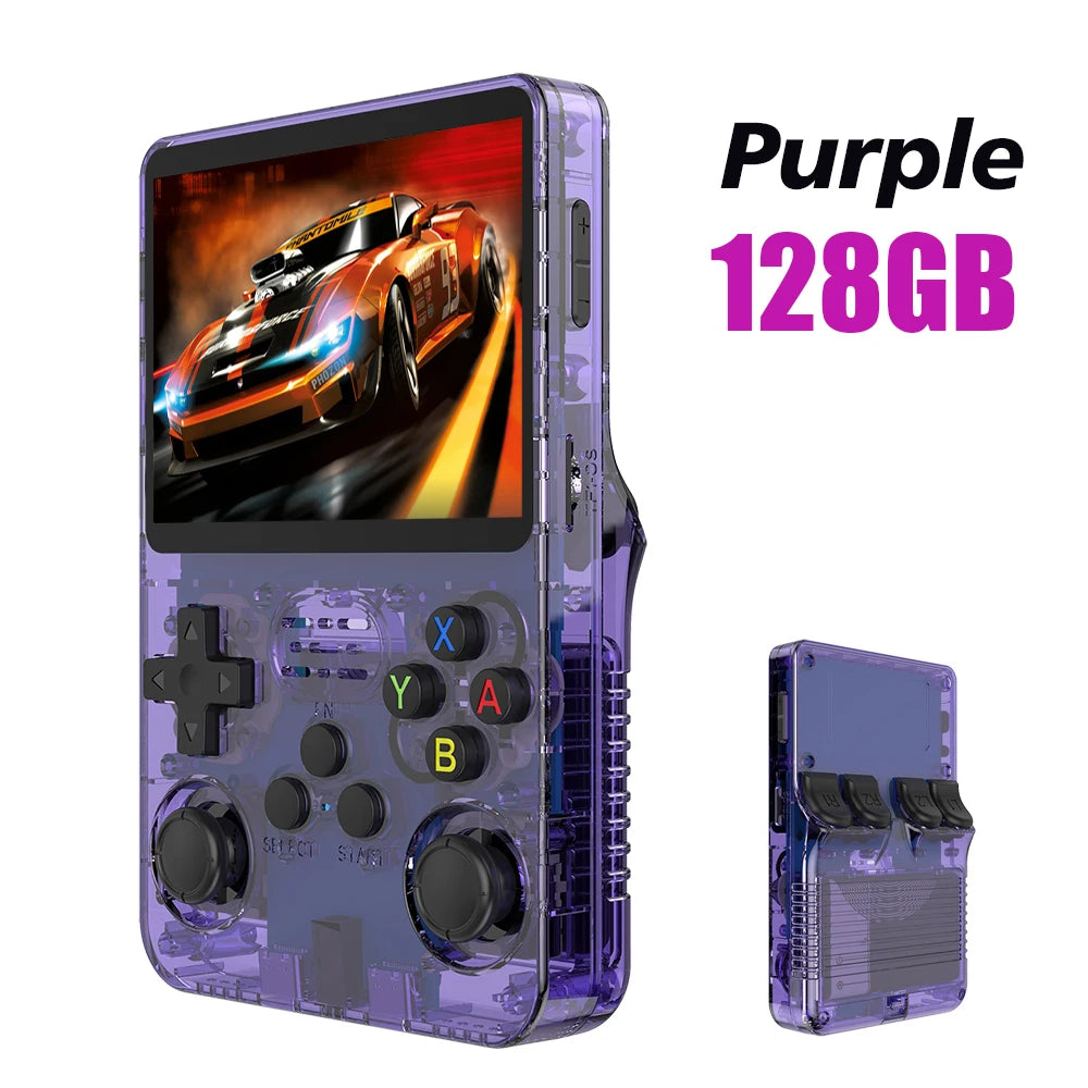 R36S Retro Handheld Game Console 128GB – 3.5" IPS Screen Linux System Portable Gaming Console with 64GB/128GB Games