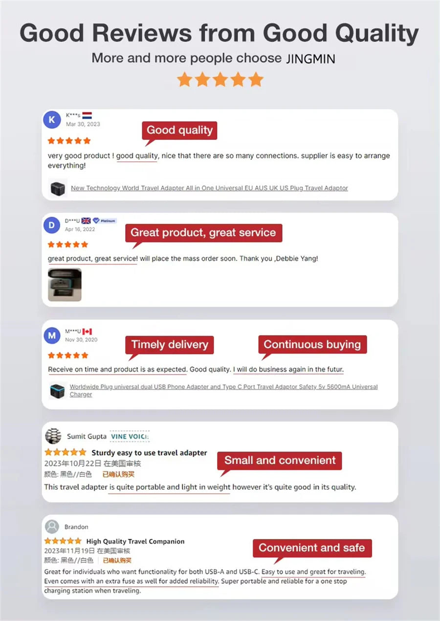 Universal 2500W Travel Adapter – 4 AC Outlets, 1 USB & 2 Type-C PD 25W Fast Charging EU/UK/US/AUS Plug