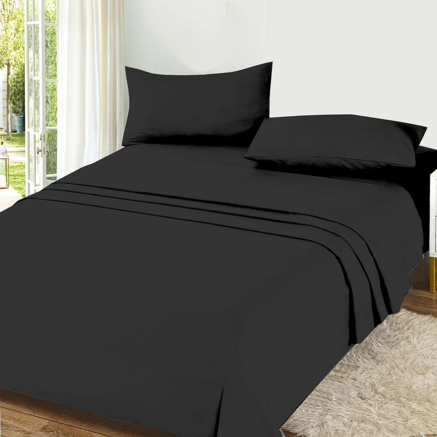 Textilwi 3/4-Piece Sheet Set – Soft & Breathable Bedding for 90–150 cm Beds