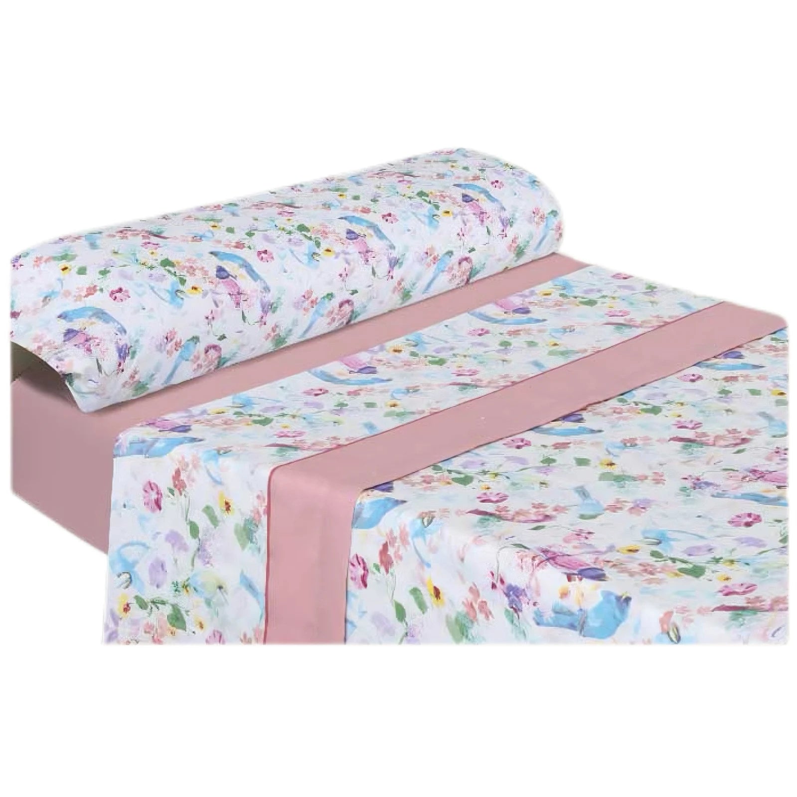 Ilovehome 3-Piece Summer Sheet Set – Soft Satin Touch Microfiber Bedding for 90–150 cm Beds