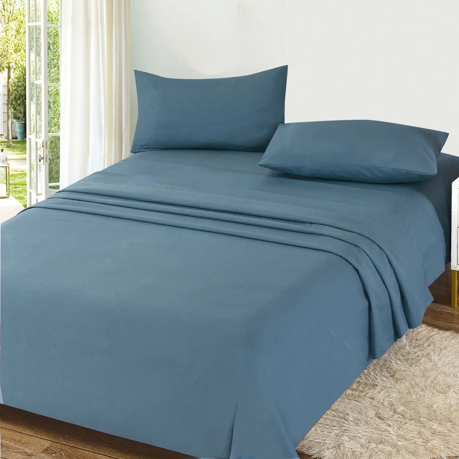 Textilwi 3/4-Piece Sheet Set – Soft & Breathable Bedding for 90–150 cm Beds