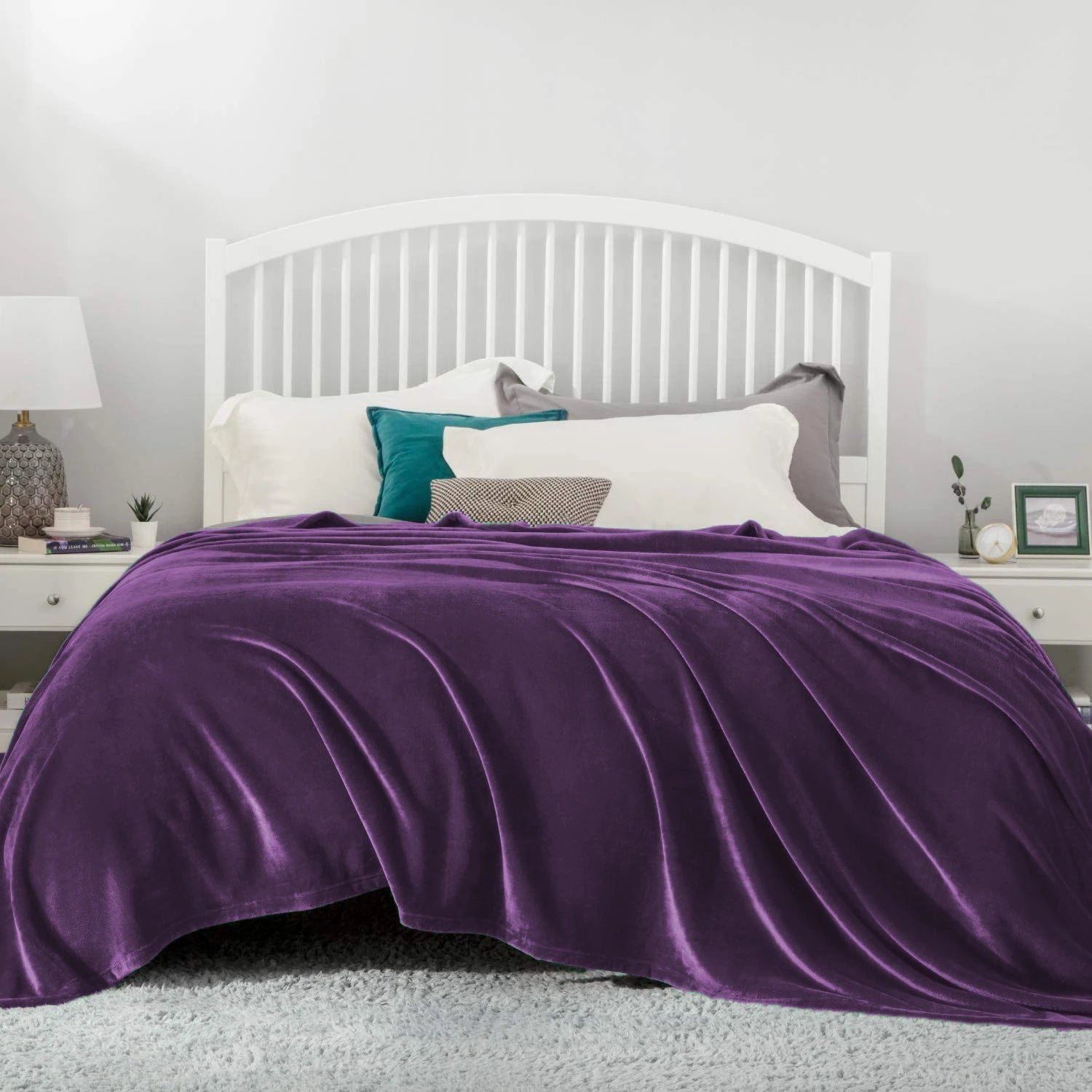 Greatoyar Flannel Sofa & Bed Blanket – Lightweight, Extra Warm Winter Throw