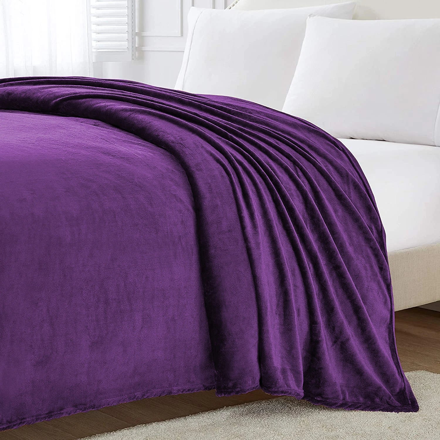 Greatoyar Flannel Sofa & Bed Blanket – Lightweight, Extra Warm Winter Throw