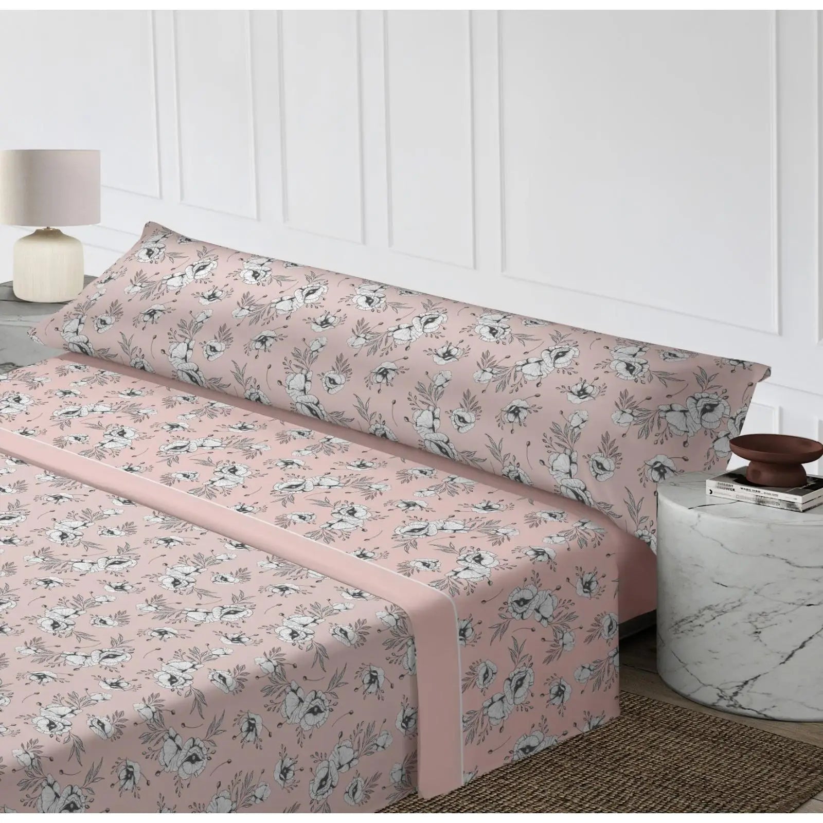 Ilovehome 3-Piece Summer Sheet Set – Soft Satin Touch Microfiber Bedding for 90–150 cm Beds