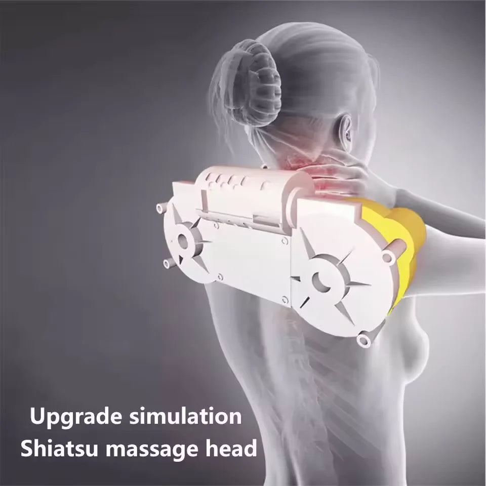 U-Shaped Shiatsu Electric Back & Neck Massager with Heat – Spain Shipping