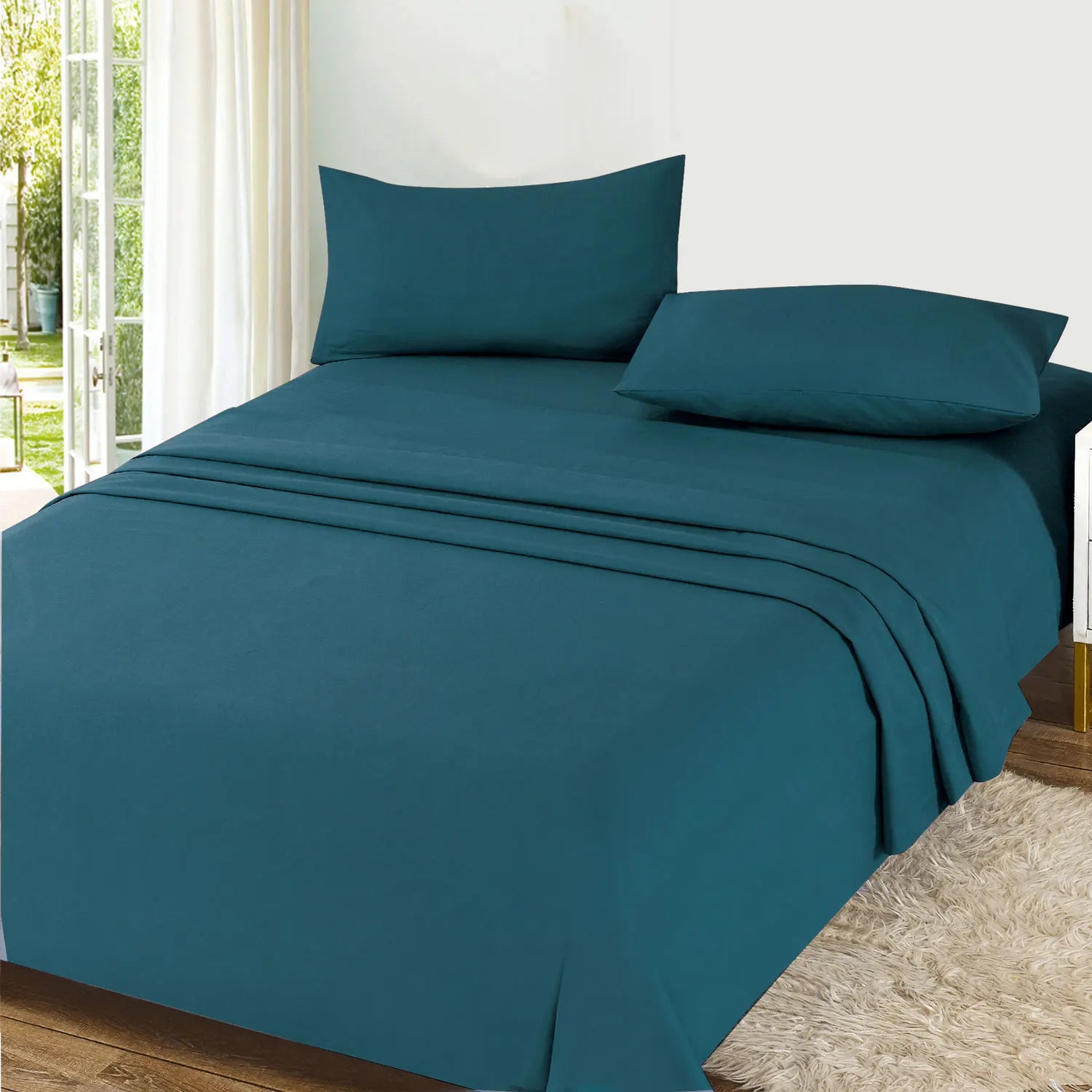 Textilwi 3/4-Piece Sheet Set – Soft & Breathable Bedding for 90–150 cm Beds