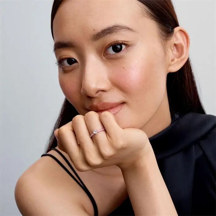 Pandora Heart Pink Chakra Ring – Sterling Silver Love Energy Healing Jewelry