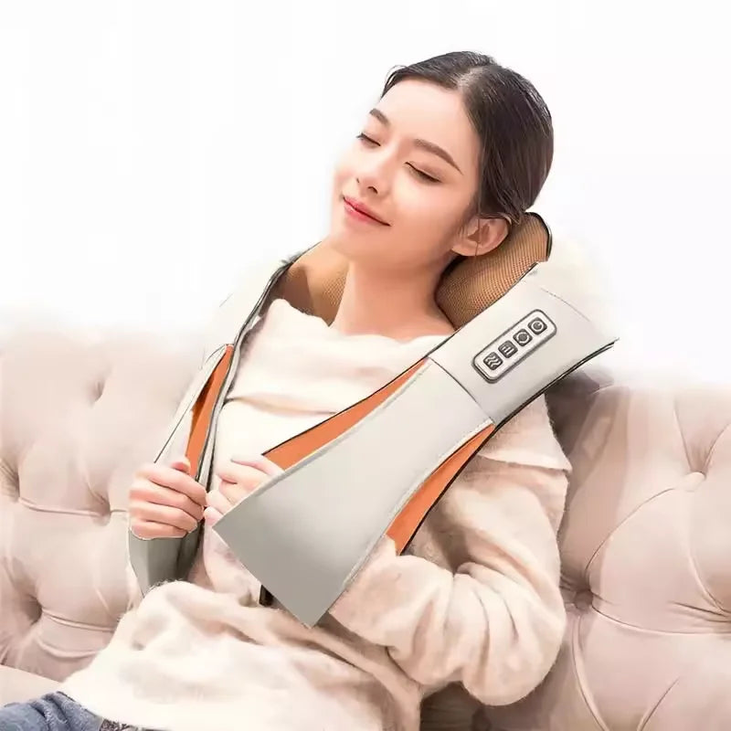 U-Shaped Shiatsu Electric Back & Neck Massager with Heat – Spain Shipping