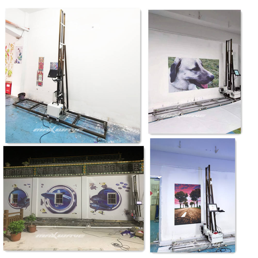 Color Laser Printer All in One for Home 3D Vertical Wall Printing Machine Small Vertical UV Inkjet UV Light on Concrete Tiles