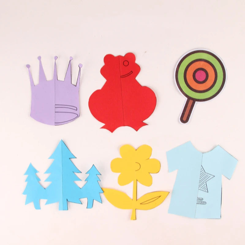 Kids Paper-Cut Craft Set – Safe Scissor Skills Activity Book & Preschool Art Kit