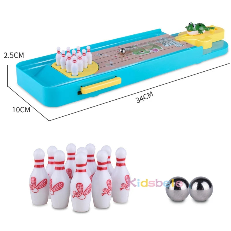 Mini Desktop Bowling Game – Interactive Table Sports Toy for Kids & Family