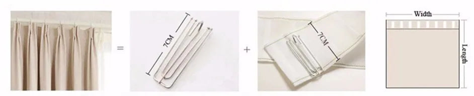 310cm Custom Blackout Cotton Linen Curtains – 80% Thickened Luxury Window Drapes