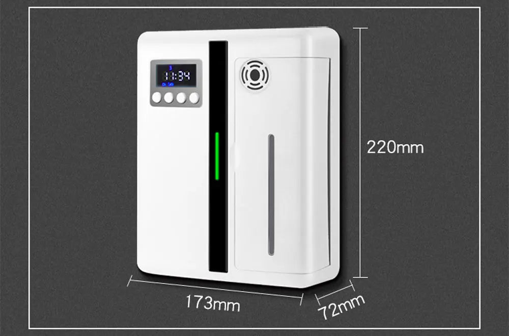 Scent Machine Aroma Diffuser – 160ML Wall Mounted Hotel-Grade Fragrance Diffuser with Built-in Fan for Large Spaces