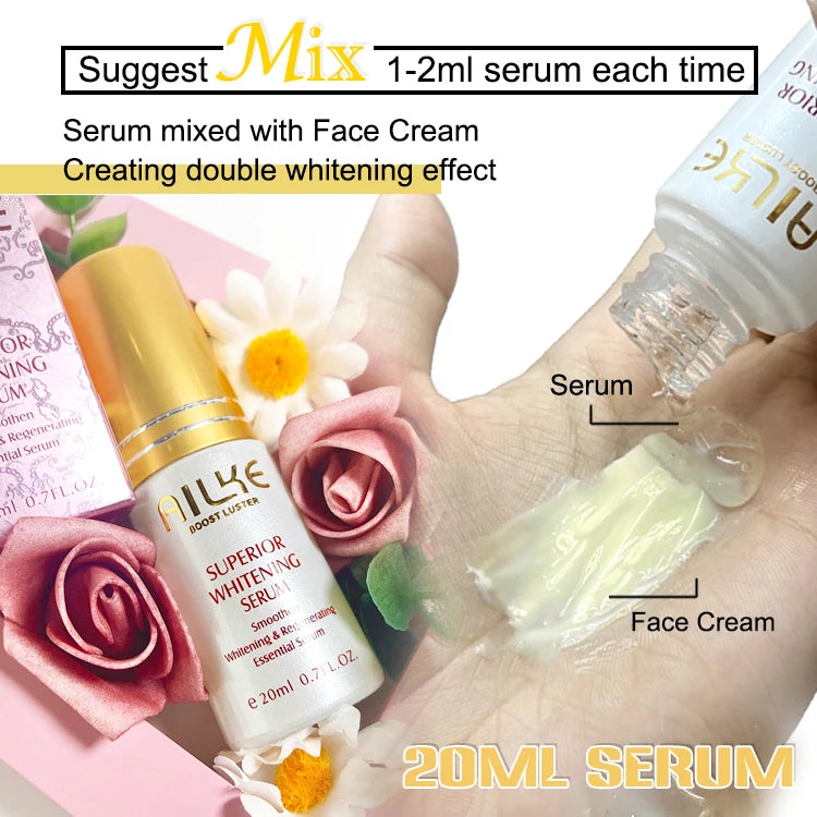 AILKE Dark Spot Corrector Facial Cream – Hydrating, SPF35+, Korean Skin Brightening & Anti-Sunburn