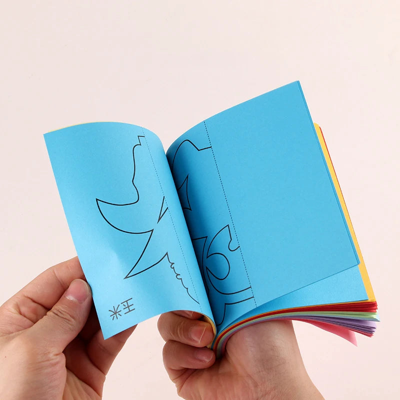 Kids Paper-Cut Craft Set – Safe Scissor Skills Activity Book & Preschool Art Kit