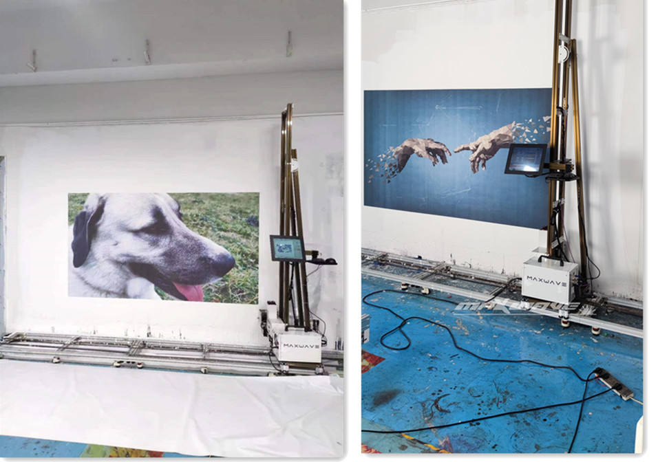 Color Laser Printer All in One for Home 3D Vertical Wall Printing Machine Small Vertical UV Inkjet UV Light on Concrete Tiles