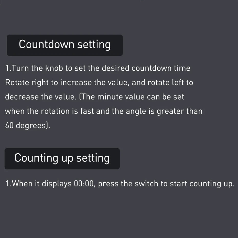 Baseus Magnetic Kitchen Timer – Digital & Mechanical Countdown Alarm