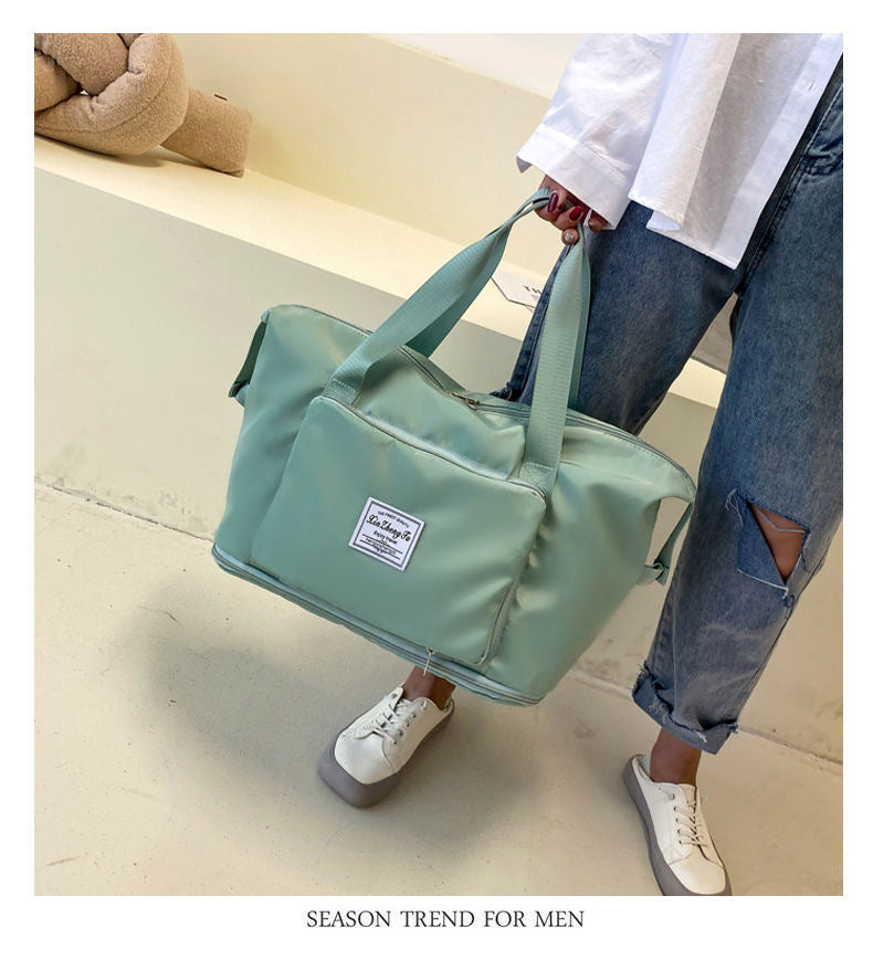 Foldable Travel Bag Female Portable Large Capacity Maternity Storage Short DistanceTravel Duffel Swim Fitness Bag Bolsos Grandes