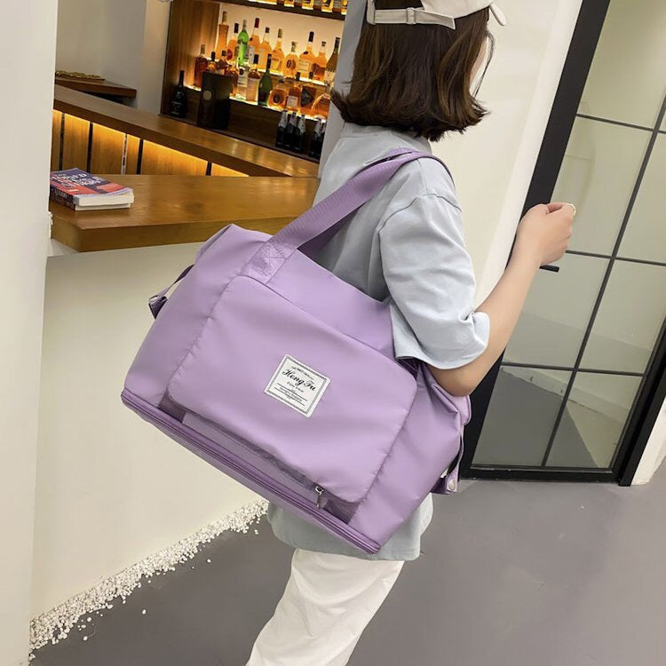Foldable Travel Bag Female Portable Large Capacity Maternity Storage Short DistanceTravel Duffel Swim Fitness Bag Bolsos Grandes