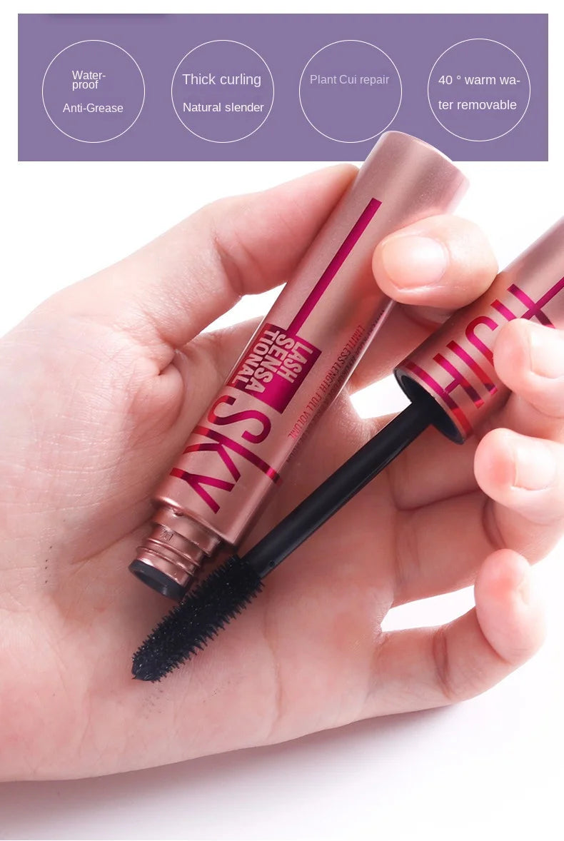 Eyelashes Lengthening Mascara – Long-Lasting Waterproof Korean Silky Black Lash Extension