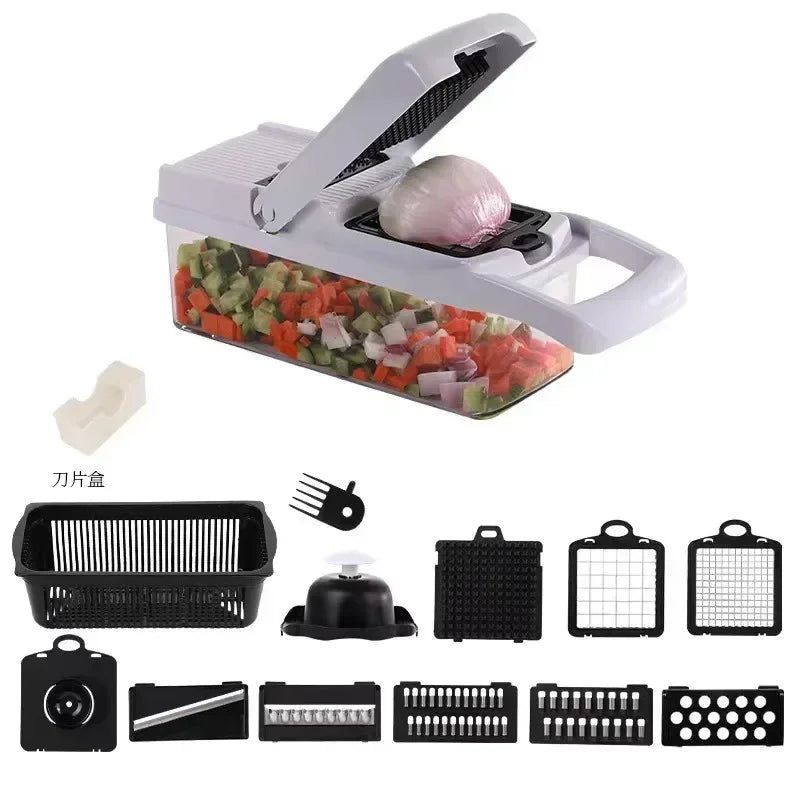 15-in-1 Multifunctional Vegetable Slicer Cutter Chopper