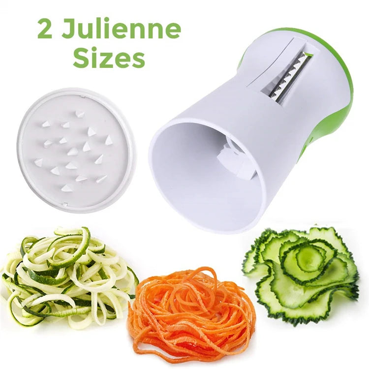 LMETJMA Heavy Duty Spiralizer – Vegetable & Zucchini Noodle Maker