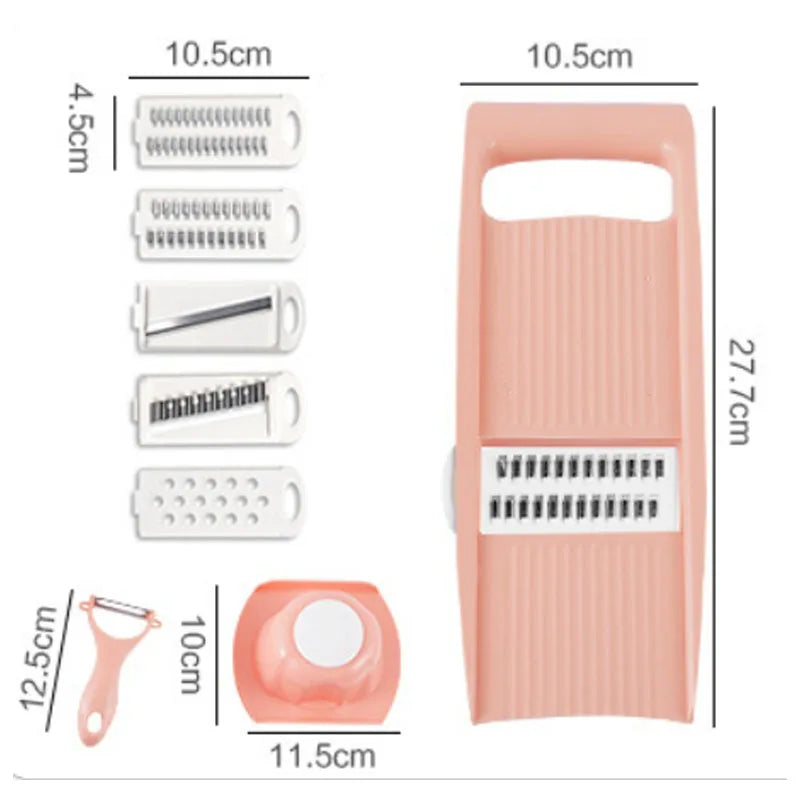 Multifunctional Vegetable Slicer Potato Julienne Grater with Handle