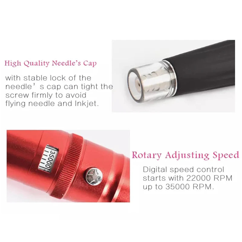 Dermograph Rotary Tattoo Pen Machine – Professional PMU Device for Eyebrows, Lips & Micropigmentation