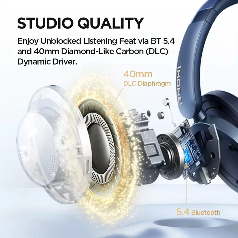 1MORE SonoFlow Pro Hi-Res ANC Bluetooth Headphones – Flash-Sale Wireless Over-Ear Headset