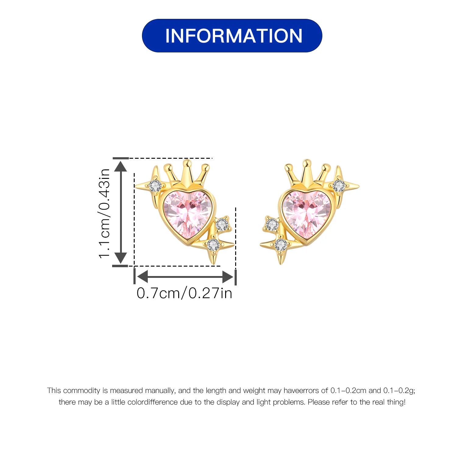 925 Sterling Silver Pink Heart Bow Stud Earrings – Elegant Gift for Women