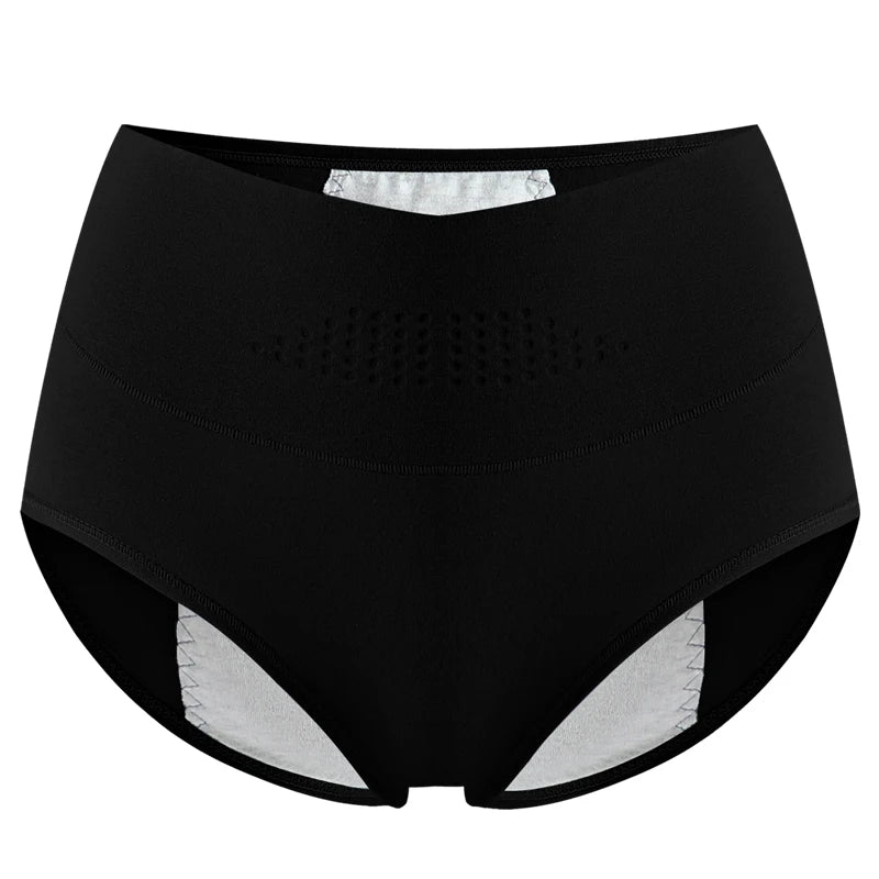 High Waist Menstrual Women's Panties Widen Period Pants Leak Proof Physiological Underwear Cotton Plus Size L-4XL Female Briefs