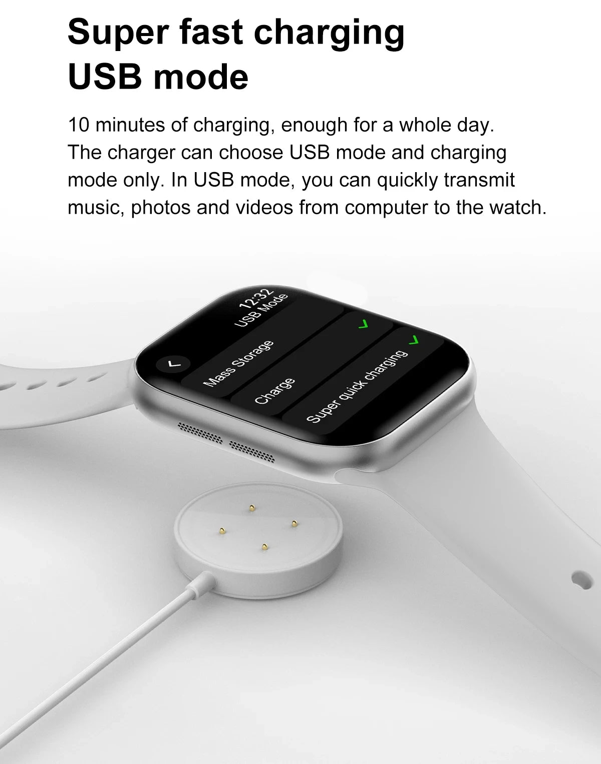 New 2025 Apple GPS Watch 10 – AMOLED Smartwatch with NFC, Bluetooth Calling, Music Memory & Waterproof Fitness Tracker