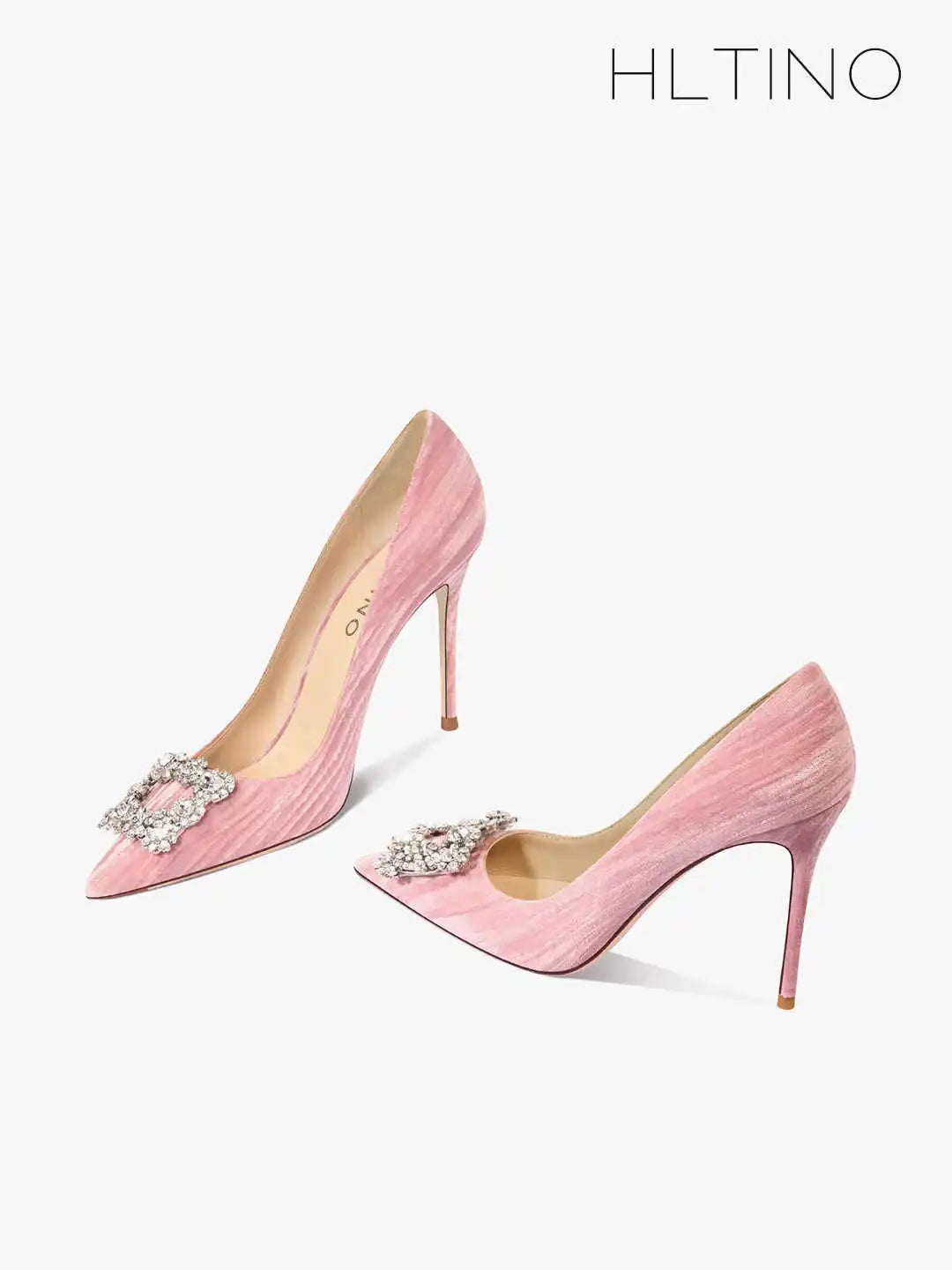 2025 Pink Luxury Pointed Toe Pumps – Elegant High Heels for Women