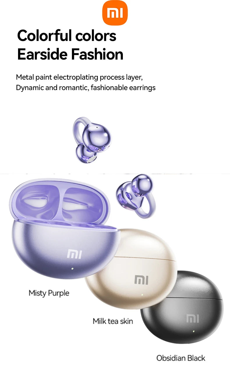 Xiaomi Mijia M91 Open-Ear Wireless Earphones Bluetooth 5.4 ENC Noise Reduction HD Call Touch Control Headset