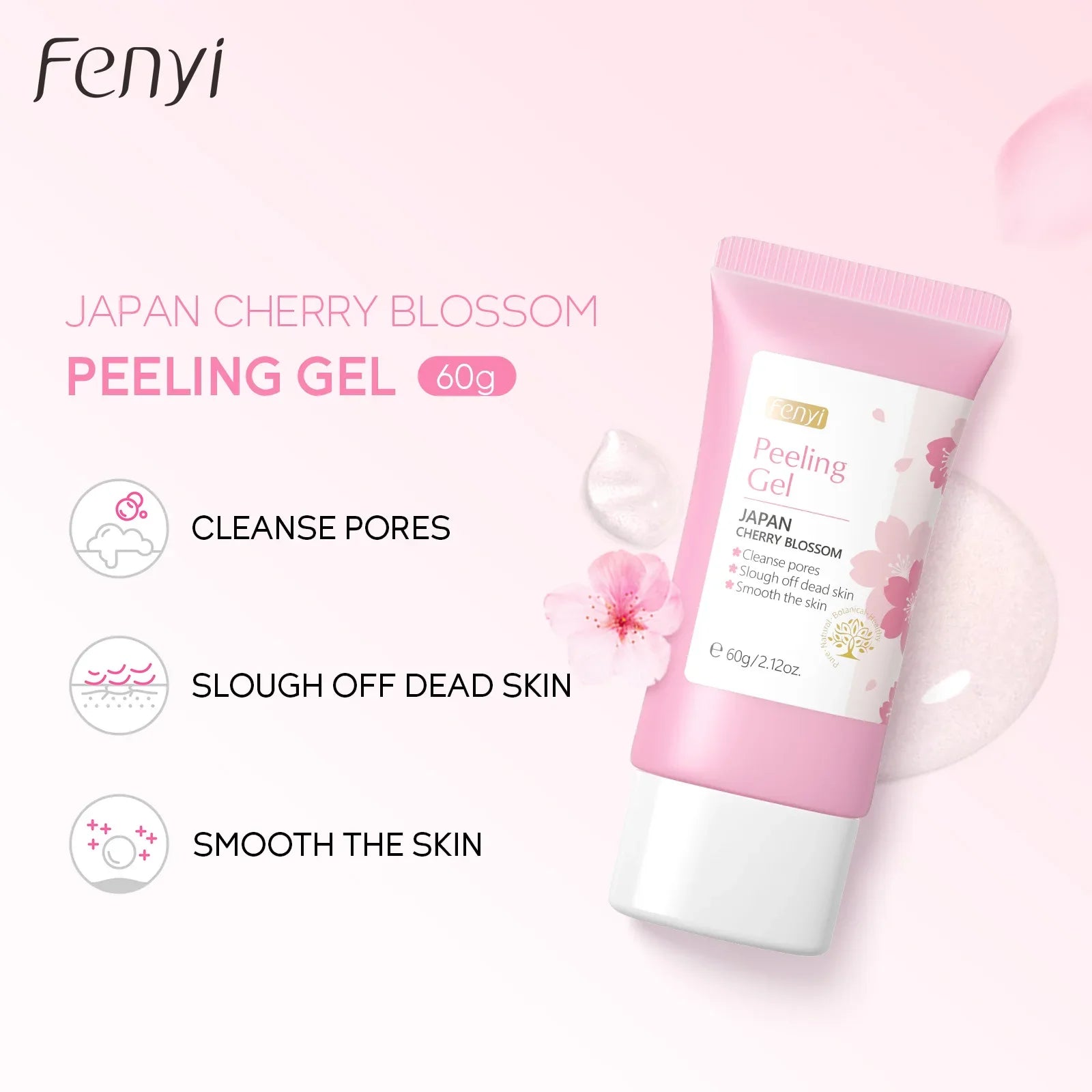 LAIKOU Face  Deep Cleaning Exfoliating Gel Skin Care Whitening Moisturizer Repair Facial Scrub Skin Care 60g
