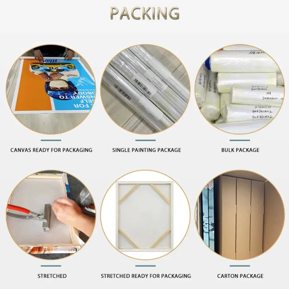 1/3pcs Frameless Nordic Peony Canvas – Modern Floral Wall Art for Home Décor