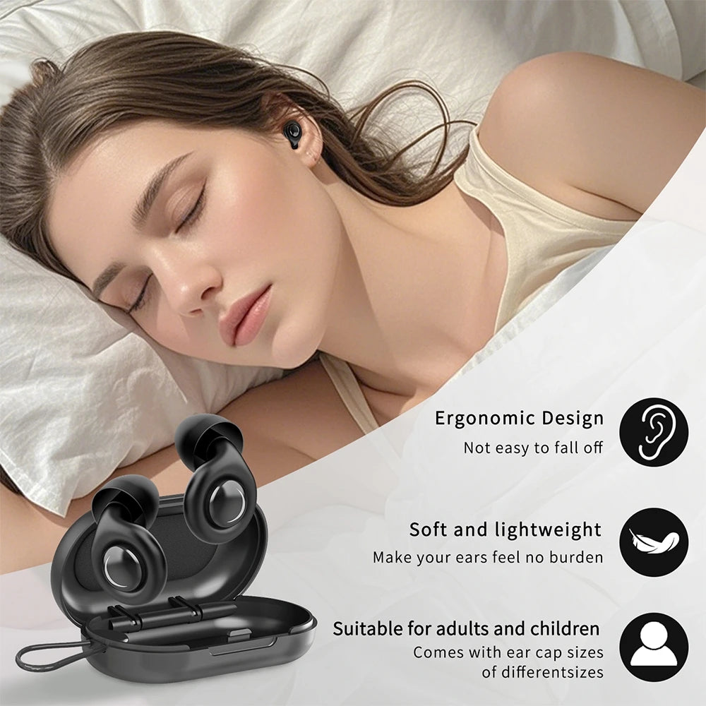 Anti-noise Earplugs Silicone Ear Plug Noise Cancelling for Sleep Anti Snoring Motorcycle Earplug Noise Insulation Ear Protectors