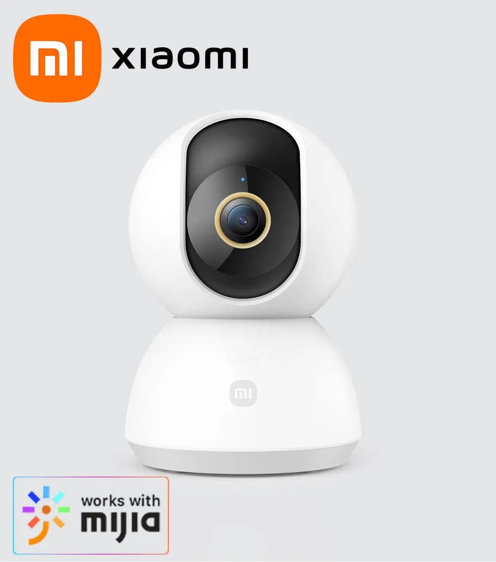 Xiaomi 360° Smart Home Security Camera Mi PTZ 2K – 3MP AI Human Detection, Night Vision, Motion Tracking, Works with Mijia