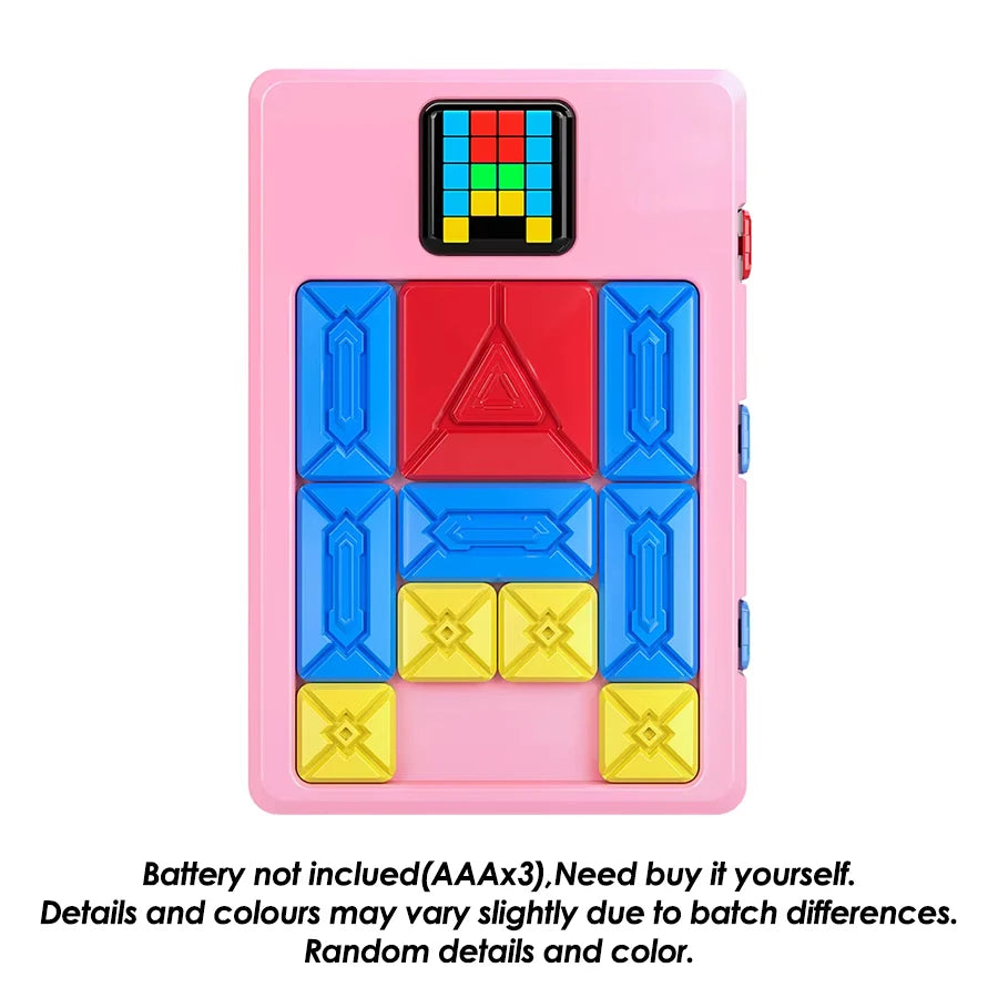 Huarong Road Magnetic Sliding Puzzle – Logical Thinking Brain Training Game for Kids