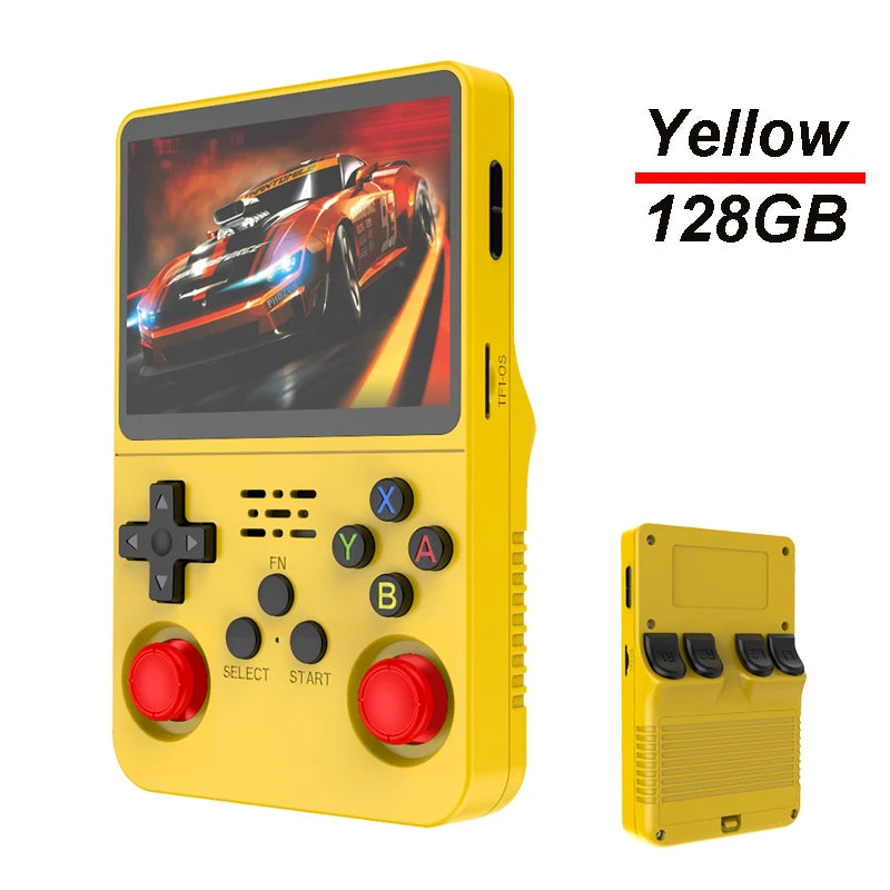 R36S Handheld Game Console – 3.5" IPS, 128GB Classic Retro Pocket Gaming Player