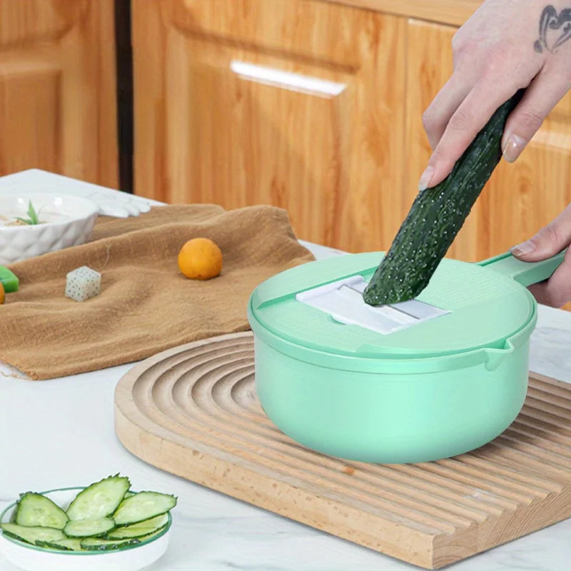 9-in-1 Multifunctional Vegetable Chopper – Carrot & Potato Slicer