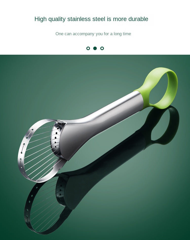 Avocado Knife Gadget 3-in-1 Stainless Steel Cutter Fruit Slicer Kitchen Tool