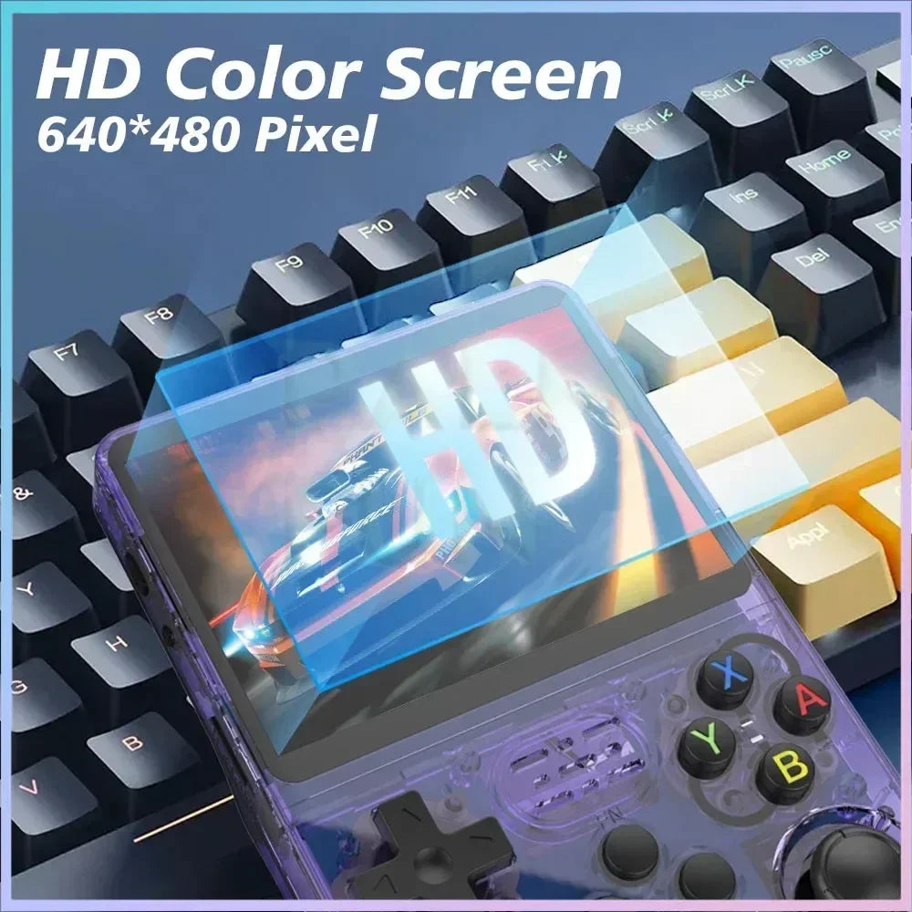 R36S Retro Handheld Game Console 128GB – 3.5" IPS Screen Linux System Portable Classic Gaming Emulator