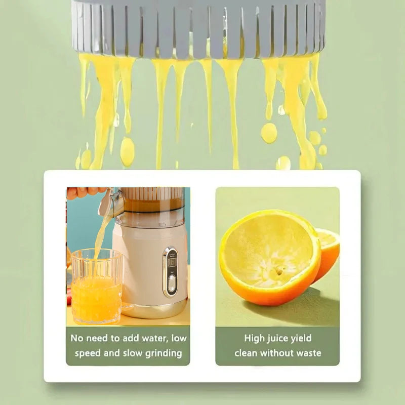 2025 Wireless Portable Juicer 600ml USB Rechargeable Smoothie Blender