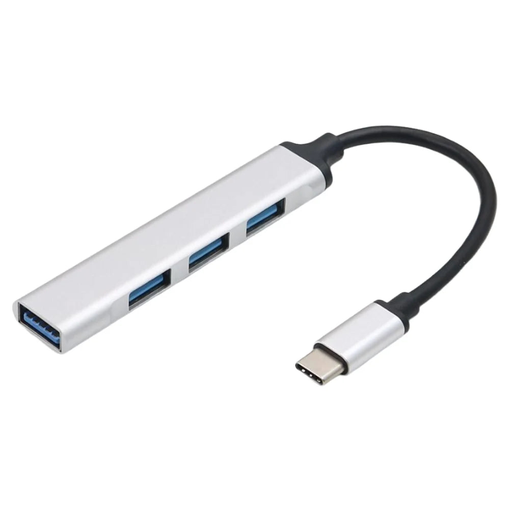 4-in-1 USB 3.0 Hub Adapter USB-C to Multiple USB Port Expander